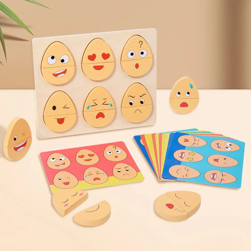 Woody™ - Emotionele expressie leren - Interactief Eierspel - Mijn Pukkie