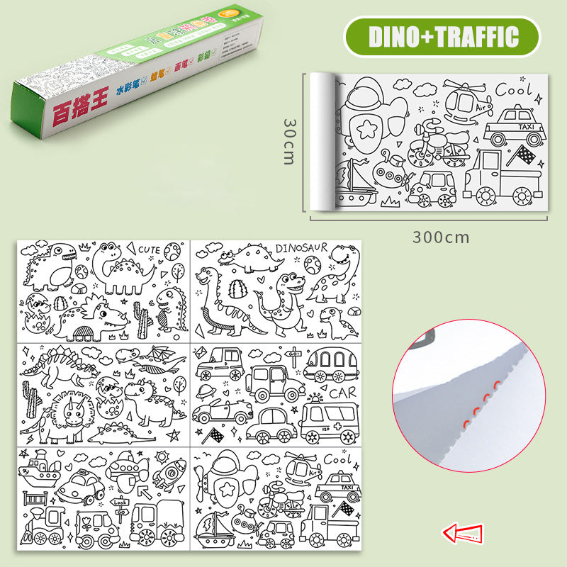 Kleurplaat Set™ - Laat de Creativiteit van je Kind Bloeien! - Grote Kleurplaat! - Mijn Pukkie