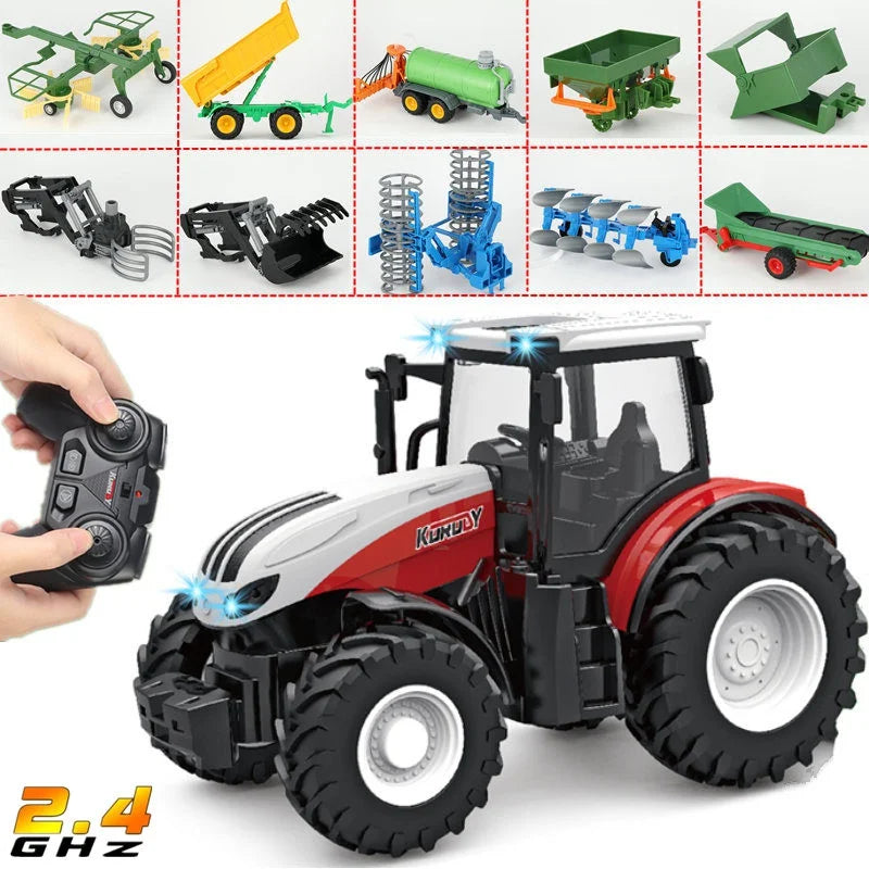 Boerderijtrekker Kit™ - Bestuur je eigen tractor - RC Speeltractor - Mijn Pukkie