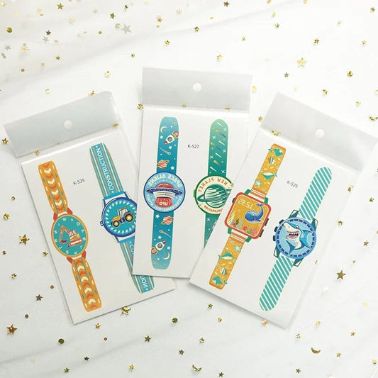 Glow Horloge Stickers™ - Magie op je arm - Lichtgevende tatoeages - Mijn Pukkie