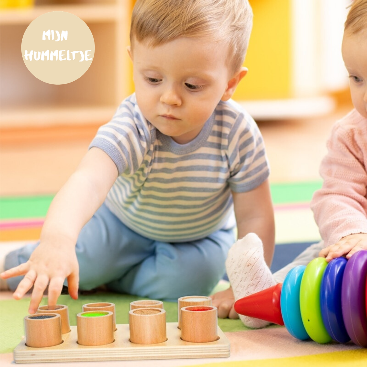 Woody™ - Montessori Sensorische Beleving - Tastplezier voor kinderen - Mijn Pukkie