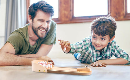 Woody™ - Mini Bowling Pret - Houten Speelset - Mijn Pukkie