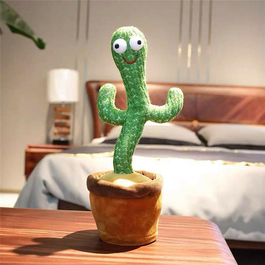 TalkingCactus™ - Interactieve Pratende Plant! - Cactus met Stem. - Mijn Pukkie