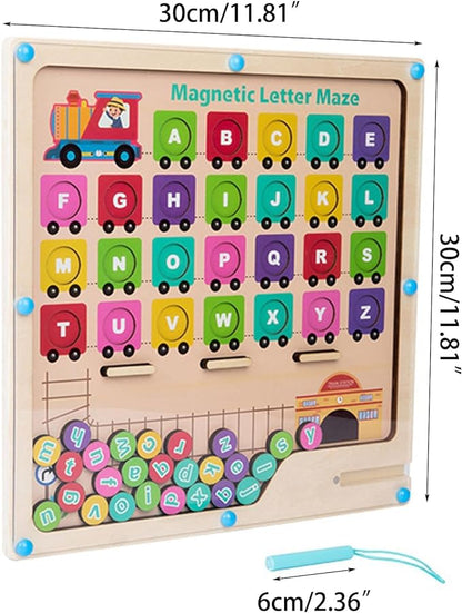 Magnetisch Doolhof™ - Avontuurlijk Leren - Puzzelspel voor Kinderen - Mijn Pukkie