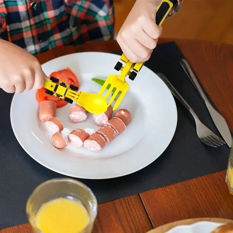 Constructie Eetset™ - Nooit Meer Ruzie Aan Tafel! - Mijn Pukkie