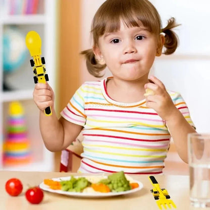 Constructie Eetset™ - Nooit Meer Ruzie Aan Tafel! - Mijn Pukkie