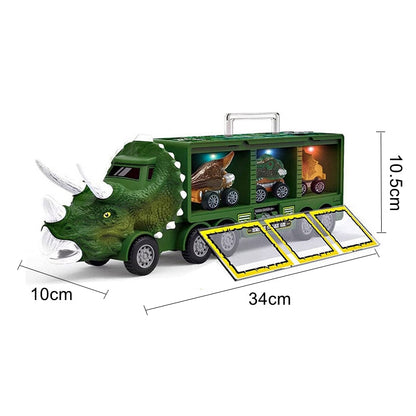 Dino Vrachtwagen™ - Transporteer de Prehistorische Reuzen - Dinosaurus Vervoerspeelgoed - Mijn Pukkie