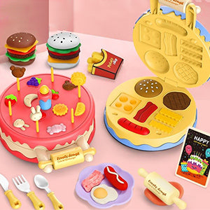 Cake Speelklei Set™ - Kleurrijke Creaties voor Eindeloos Plezier - Klei Speelgoed - Mijn Pukkie
