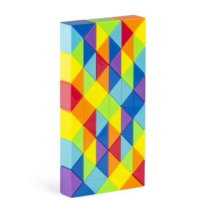 Regenboog Slangenkubus™ - Slimme vouwpret - Twistpuzzel - Mijn Pukkie