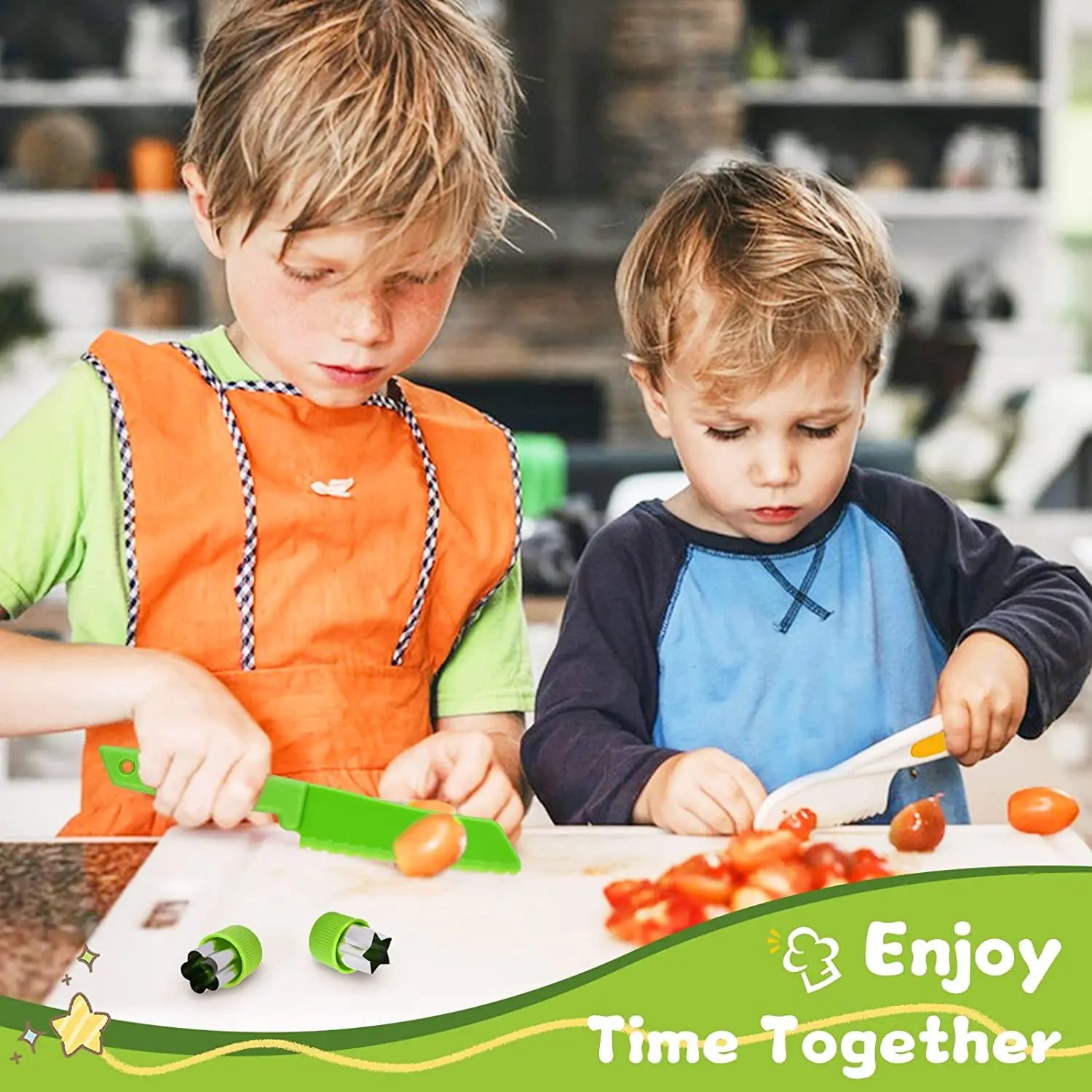 MiniKok™ - Veilig Snijden - Kinderkeuken Speelset - Mijn Pukkie