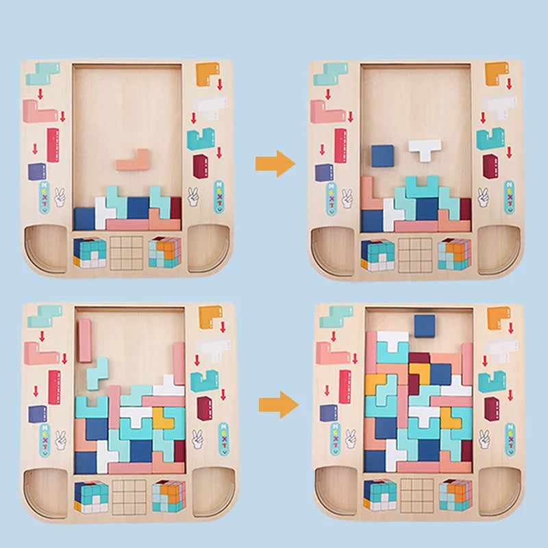 Woody™ - Tetris voor denkers - Breinbreker puzzel - Mijn Pukkie