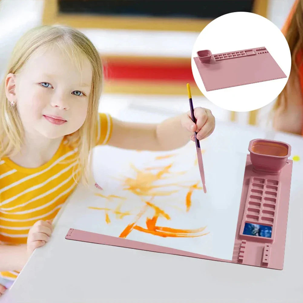Canvas Mat™ - Eenvoudig Schoonmaken - Verf Onderlegger - Mijn Pukkie