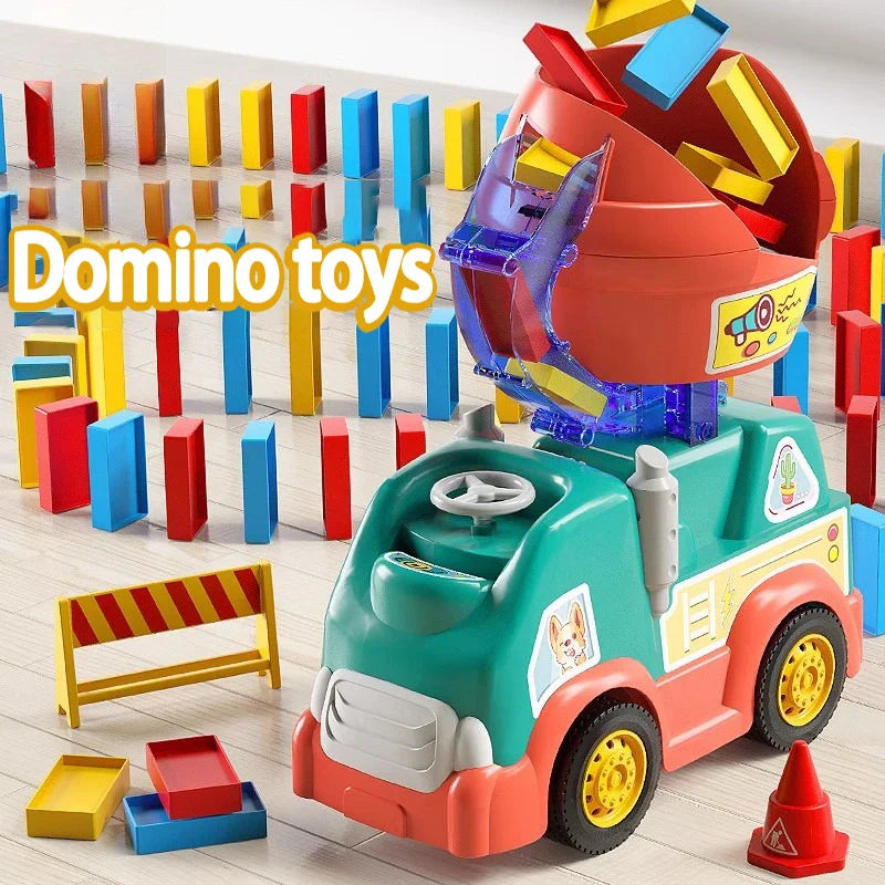 Domino Auto™ - Creatief Plezier met Domino's - Domino Bouwset voor Kinderen - Mijn Pukkie