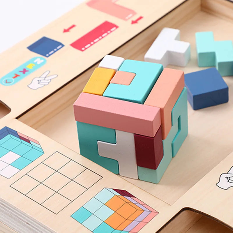 Woody™ - Tetris voor denkers - Breinbreker puzzel - Mijn Pukkie