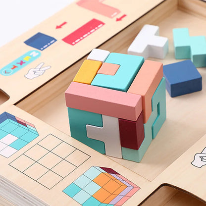 Woody™ - Tetris voor denkers - Breinbreker puzzel - Mijn Pukkie
