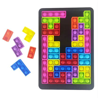 Tetris Bord™ - Ontspannend puzzelplezier - Fidget speelgoed - Mijn Pukkie