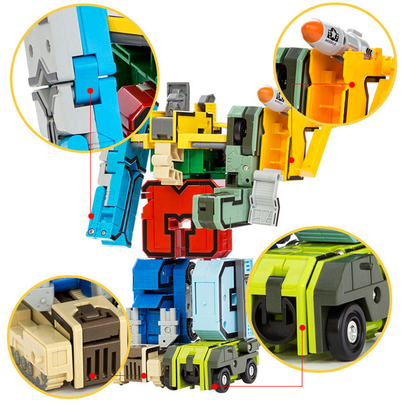 Cijfer Transformer™ - Bouw met Getallen! - Educatieve Actiefiguur - Mijn Pukkie